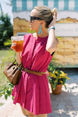 Acrylic Coral Earring - Florida Friends - Glamourous Grace