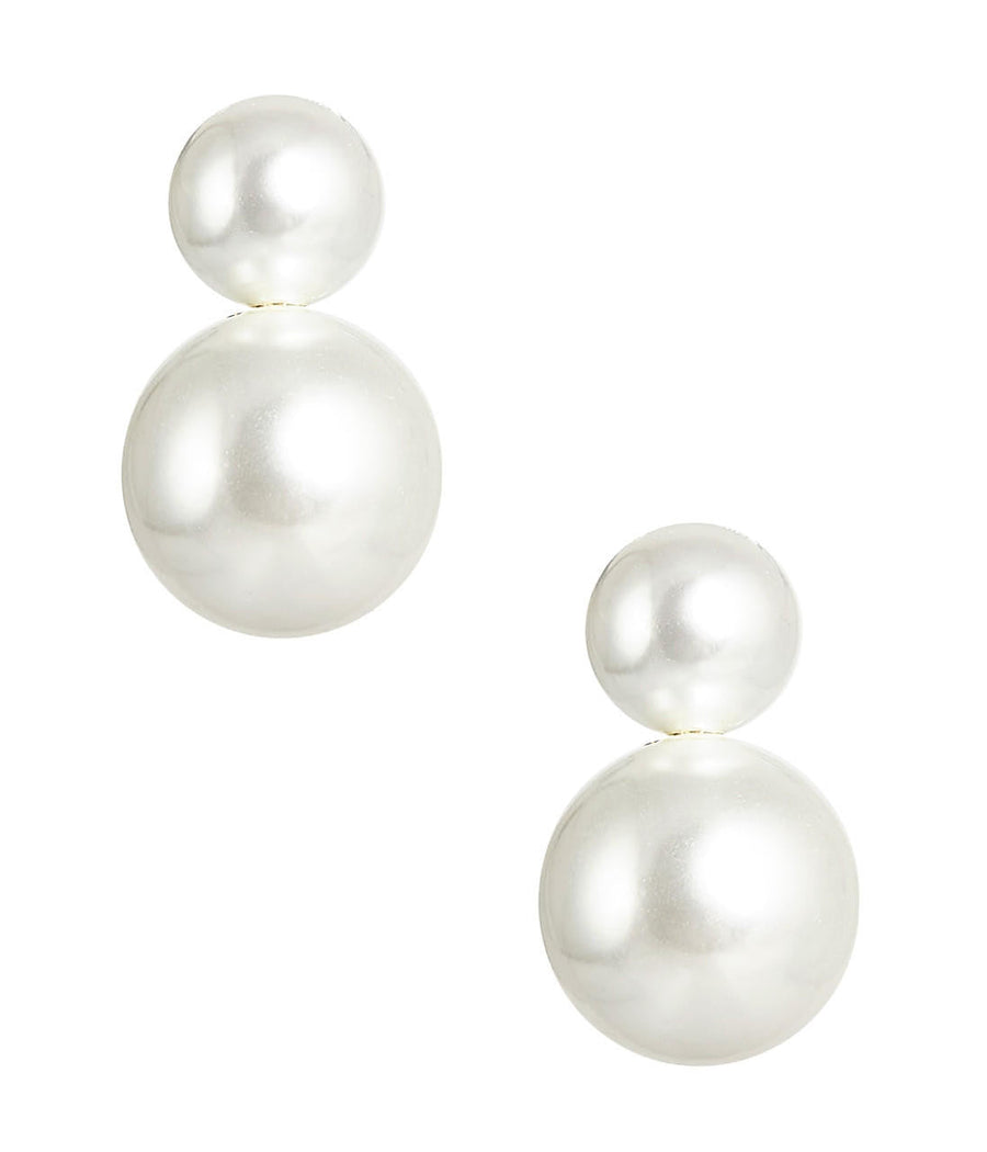 Audrey - Double Pearl earrings - Belle of  the Ball - Glamourous Grace