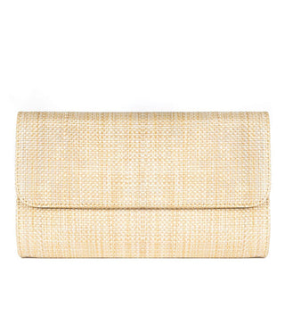 Avery Clutch - Basic - Straw - Glamourous Grace