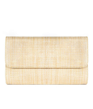 Avery Clutch - Basic - Straw - Glamourous Grace