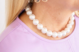 Birdie - Pearl Necklace - Glamourous Grace