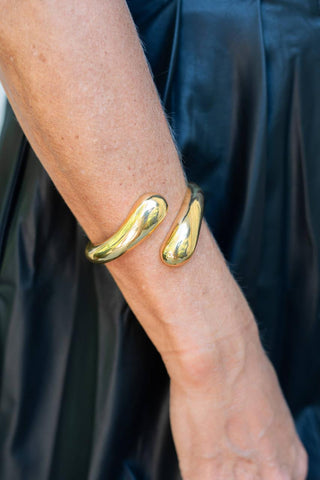 Blythe - Gold Metal Cuff - Meeghan Mullin x Lisi Lerch Collection - Glamourous Grace