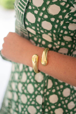 Blythe - Gold Metal Cuff - Meeghan Mullin x Lisi Lerch Collection - Glamourous Grace
