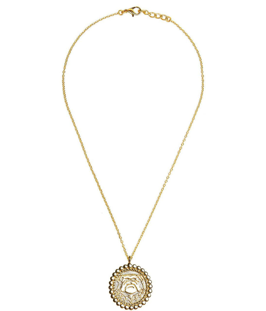 Bulldog Coin Necklace - Glamourous Grace