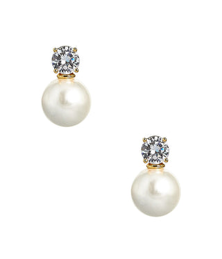Carolyn - Big Rhinestone and Pearl Stud - Belle of the Ball - Glamourous Grace