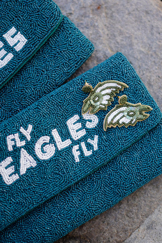 Eagles Head  - Fabric Backed Earrings - Glamourous Grace