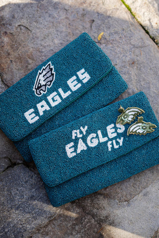 Eagles Head  - Fabric Backed Earrings - Glamourous Grace