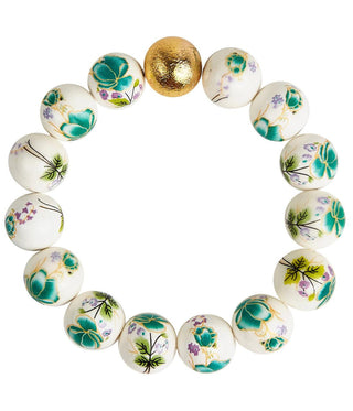 Georgia Beaded Bracelet - Patterned - Glamourous Grace
