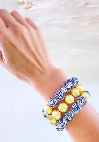 Georgia Beaded Bracelet - Patterned - Glamourous Grace