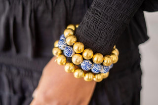 Georgia Beaded Bracelet - Patterned - Glamourous Grace