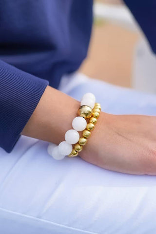 Georgia Beaded Bracelet - Quartz  (6 New Colors) - Glamourous Grace