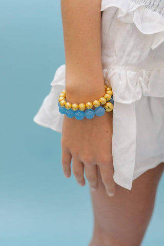 Georgia Beaded Bracelet - Quartz  (6 New Colors) - Glamourous Grace