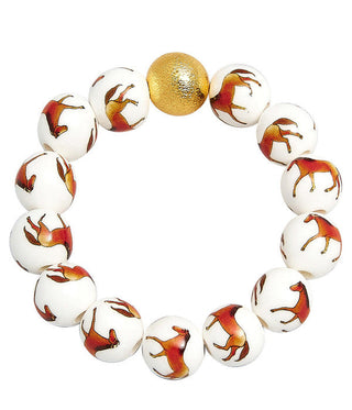 Georgia Beaded Horse Bracelet - Glamourous Grace