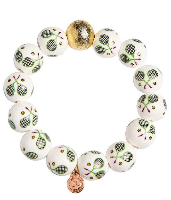 Georgia Tennis Beaded  Bracelet - Glamourous Grace
