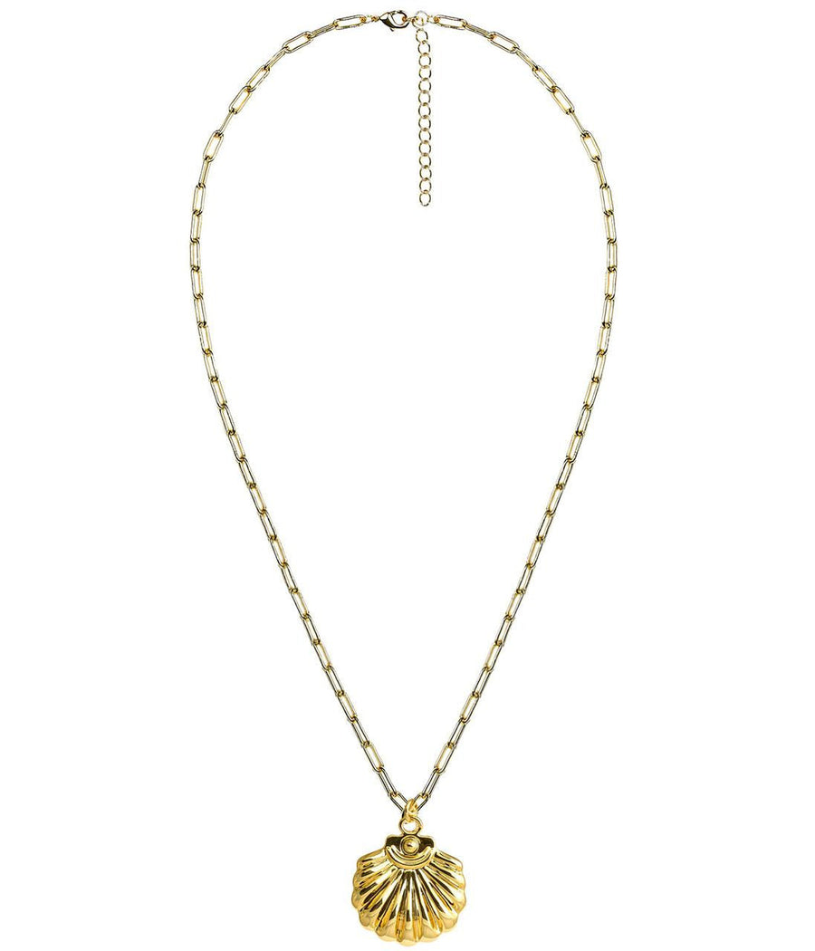 Gold Dune Charm Necklace - 18k Gold Plated - Jess Fay Collection - Glamourous Grace
