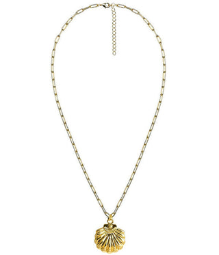 Gold Dune Charm Necklace - 18k Gold Plated - Jess Fay Collection - Glamourous Grace