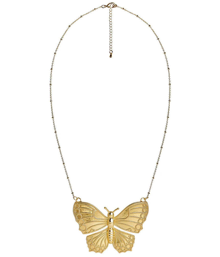 Haines Butterfly Necklace - Avoly Collection - Glamourous Grace