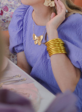 Haines Butterfly Necklace - Avoly Collection - Glamourous Grace
