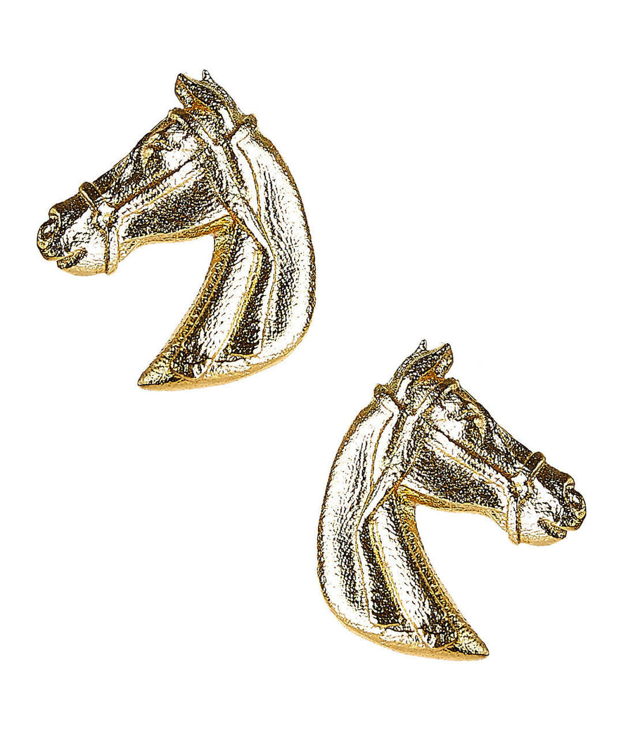 Horsehead - Stud - Gold - Glamourous Grace