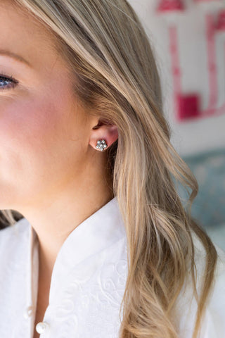 La Fleur - Metal Cluster Stud - Amy Littleson Collection - Glamourous Grace