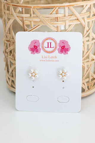 La Fleur - Metal Cluster Stud - Amy Littleson Collection - Glamourous Grace