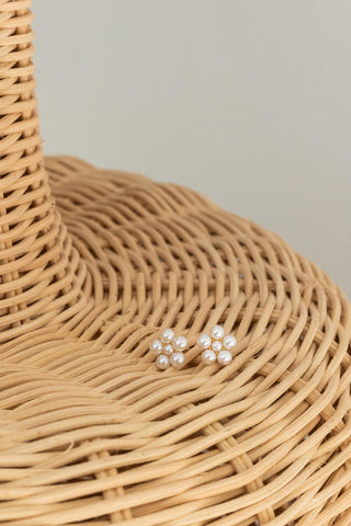 La Fleur - Metal Cluster Stud - Amy Littleson Collection - Glamourous Grace