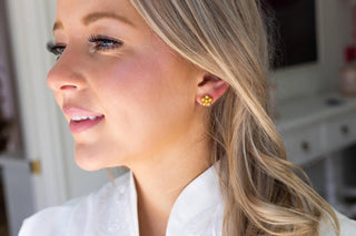 La Fleur - Metal Cluster Stud - Amy Littleson Collection - Glamourous Grace