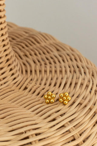 La Fleur - Metal Cluster Stud - Amy Littleson Collection - Glamourous Grace