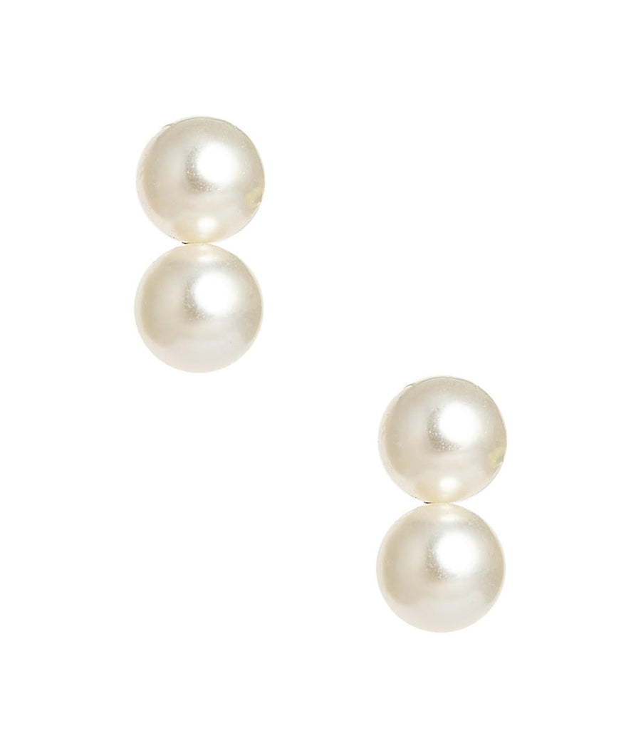 Large Belle - Double Pearl earrings - Belle of  the Ball - Glamourous Grace