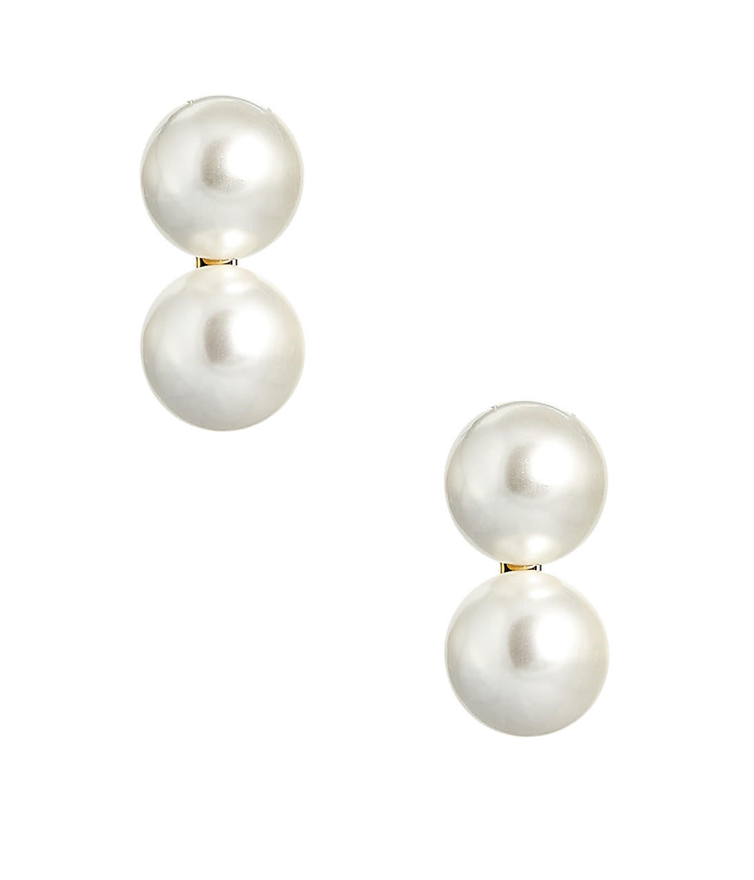 Large Belle - Double Pearl earrings - Belle of  the Ball - Glamourous Grace