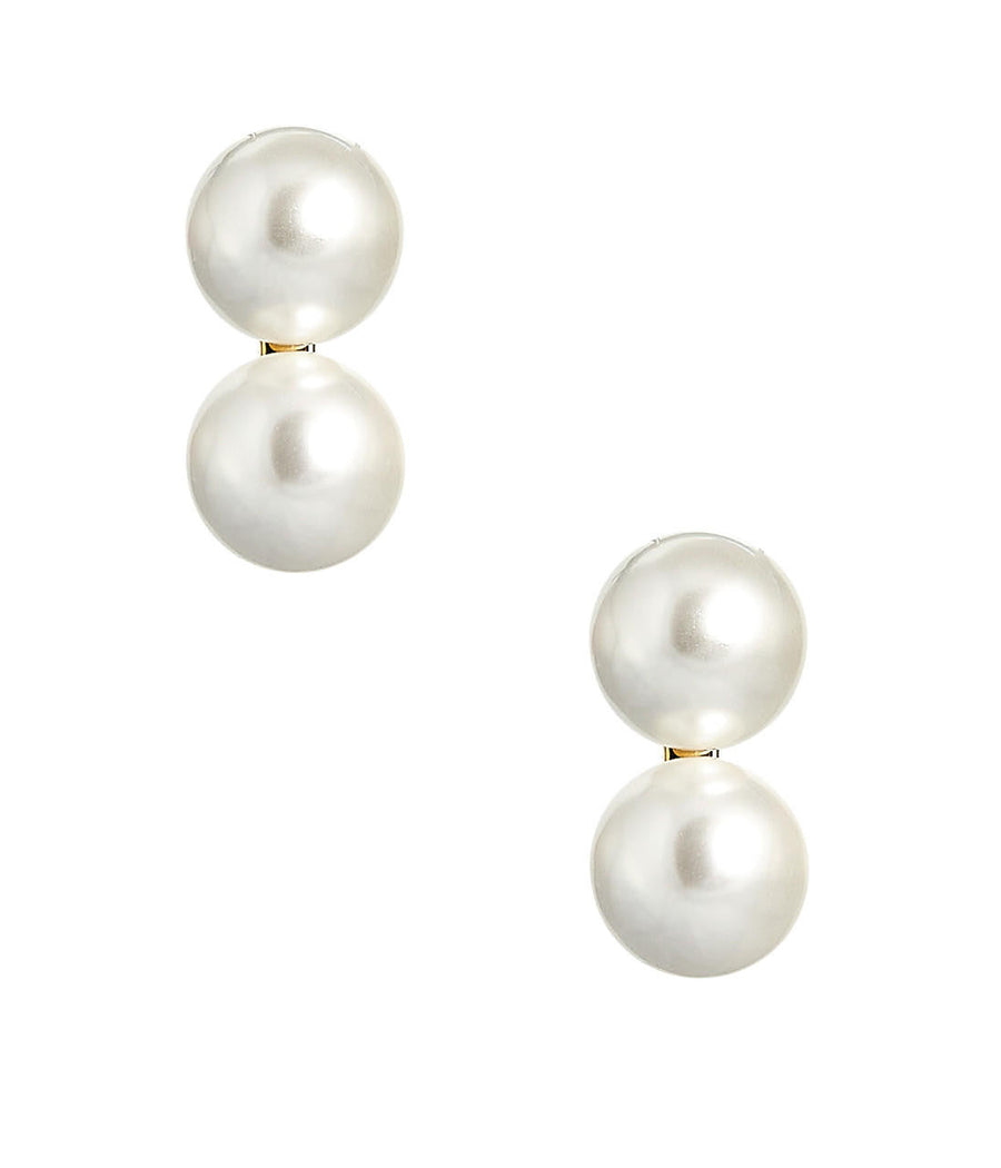 Large Belle - Double Pearl earrings - Belle of  the Ball - Glamourous Grace