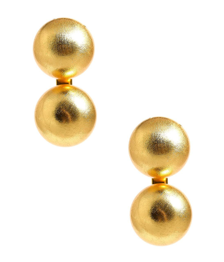 Large Belle Stud - Brushed Gold - Belle of the Ball - Glamourous Grace