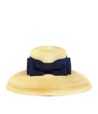 Lauren Hat - Flat Bow - Glamourous Grace