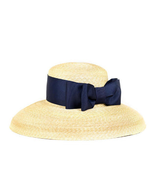 Lauren Hat - Flat Bow - Glamourous Grace