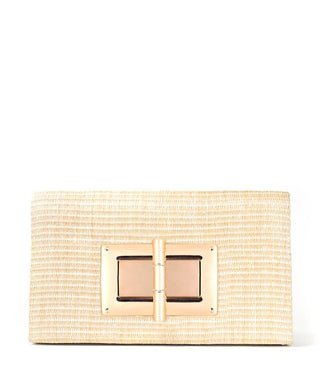 Lillian Clutch - Straw - Glamourous Grace