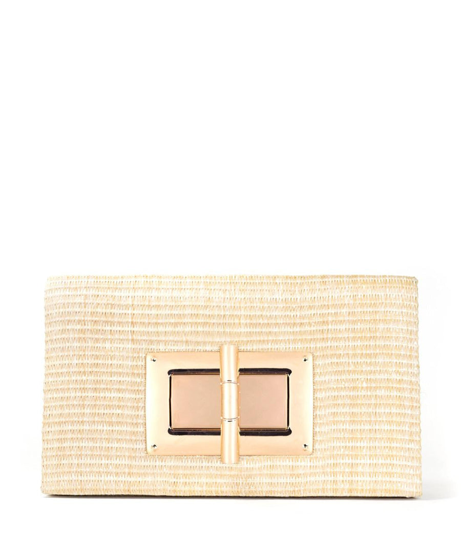 Lillian Clutch - Straw - Glamourous Grace