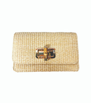 Lilly Clutch - Bamboo Toggle - Glamourous Grace
