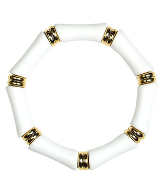 Logan - Bamboo Acrylic Bracelet - Glamourous Grace