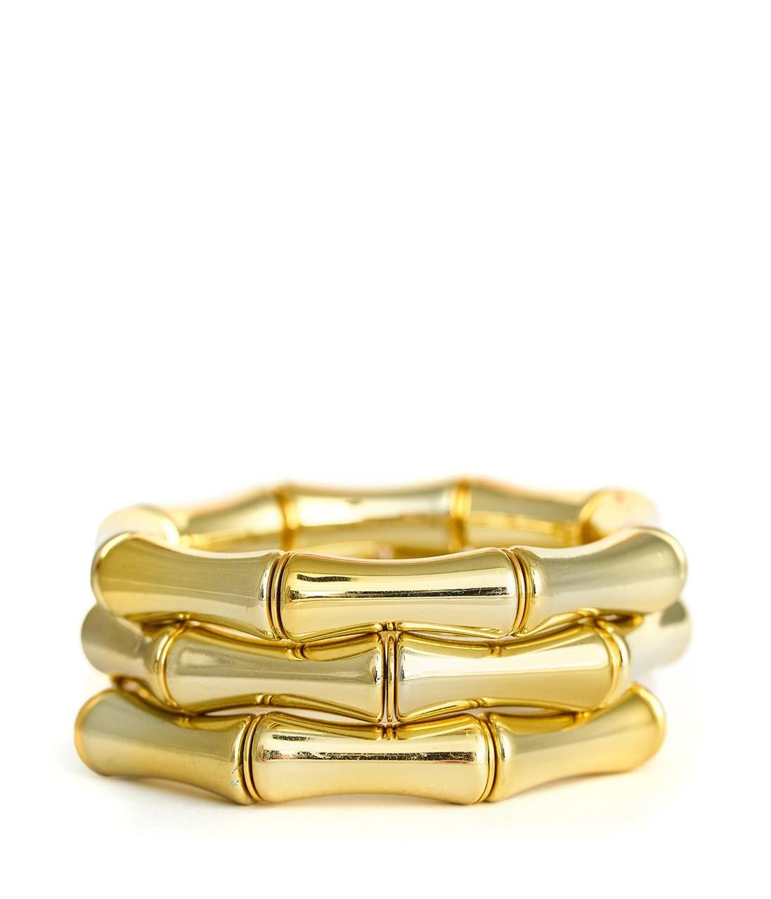Logan - Bamboo Acrylic Bracelet - Glamourous Grace