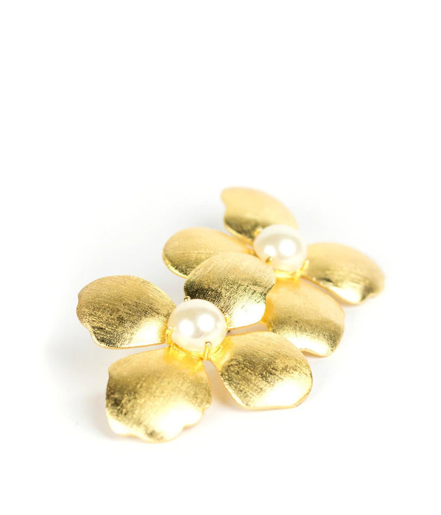 Maggie Earrings - Pearl - Glamourous Grace