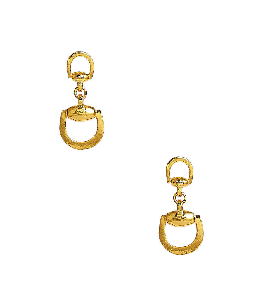 Mini Horsebit - Gold Earring - Glamourous Grace