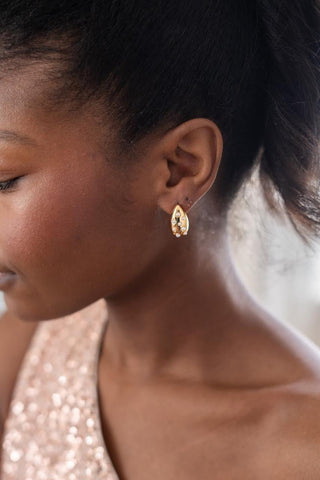 Mini Mila Hoop - Gold & Pearl Earring - Glamourous Grace