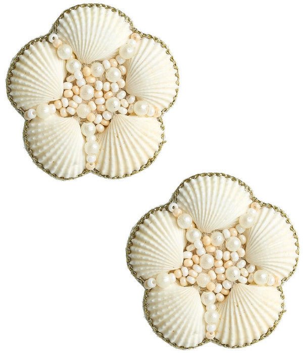 Molly Shell Earrings - Glamourous Grace