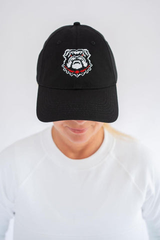 Needlepoint Baseball Hat - Bulldog - Glamourous Grace