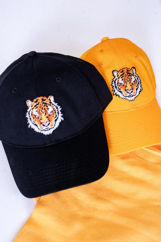 Needlepoint Baseball Hat - Tiger - Glamourous Grace