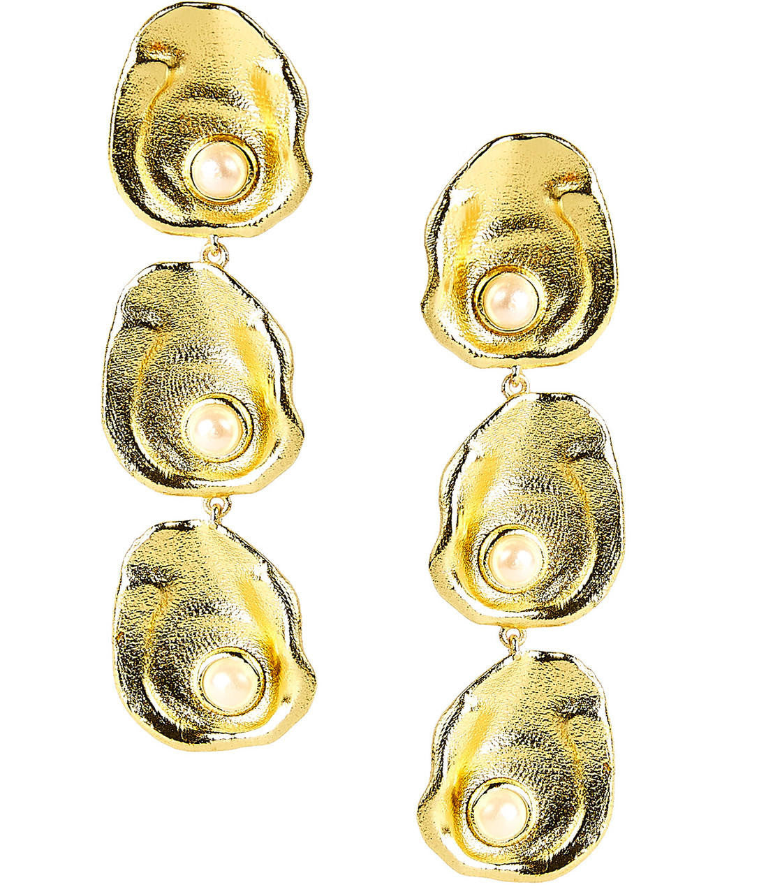 Oyster Triple - Earring - Glamourous Grace