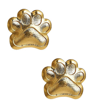 Paw Print Stud - Gold Earring - Glamourous Grace