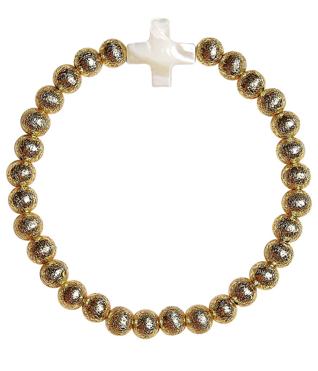 Single Cross Bracelet - Glamourous Grace
