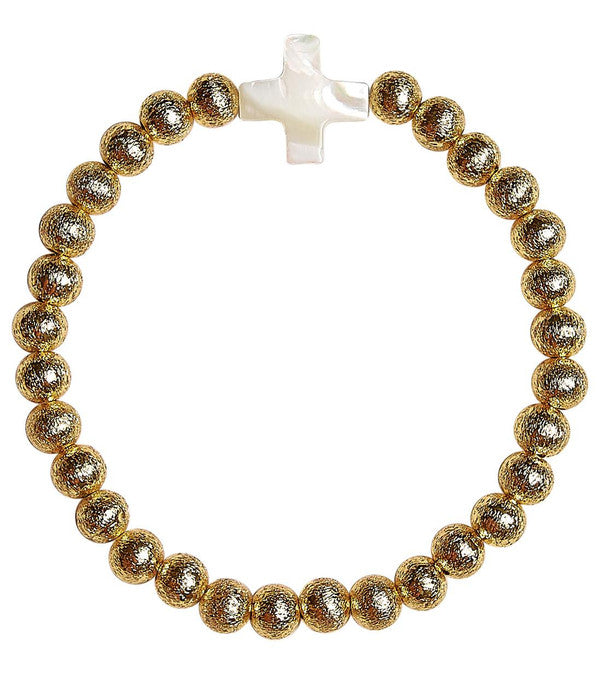 Single Cross Bracelet - Glamourous Grace