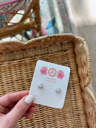 The Baby Bezel Stud - Amy Littleson Collection - Glamourous Grace